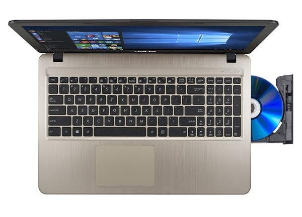 Laptop Asus X540SA Celeron Dual Core N3050 1.6GHZ, 2GB, 500GB, 15.6 HD, DVDRW, HDMI Windows 10, Teclado numerico, Negro X540SA-XX002T