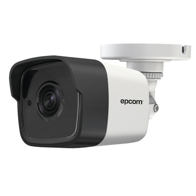 Camara Epcom B50-TURBO-MW, bala TURBOHD 5 Megapixel / Lente 2.8 mm / 4 Tecnologías (TVI / AHD / CVI / CVBS) / 20 mts IR EXIR / IP67.