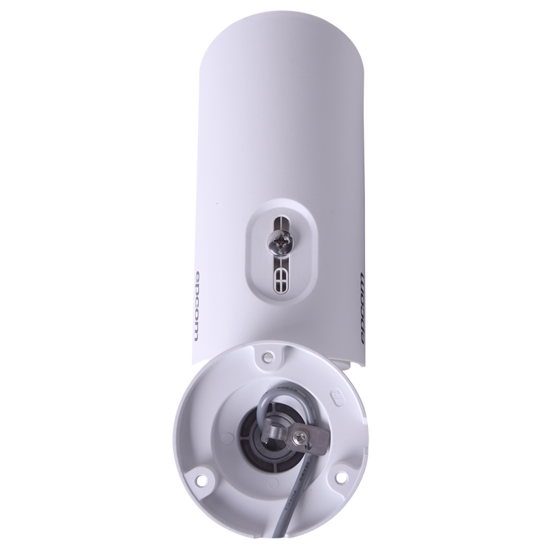 Cámara Epcom B8TURBOEXIR28W bala TurboHD 1080P con lente fijo de 2.8mm e IR inteligente con Doble EXIR polarizado para 80m, Color blanco
