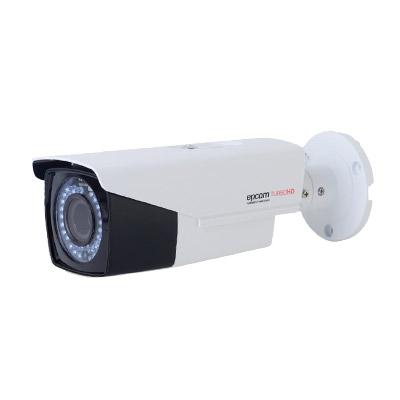 Cámara Epcom B8TURBOVIRW tipo bala TurboHD 1080p con lente varifocal de 2.8 - 12mm e IR inteligente para 50mts, color blanco