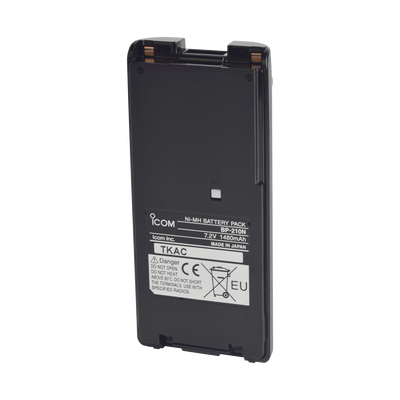 Batería de Ni-MH ICOM BP-210N, capacidad 7.2V/1650mAh (typ.1480mAh) Para Radios IC-A24/6, F3GS/3GT, F4GS/4GT, F30GS/30GT, F40GS/40GT, F11/11S, F21/21S. BP210N