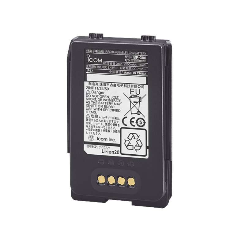 BAT LI-ION ICOM BP300 DE 2350 mAh P/  IC-SAT100 BP300