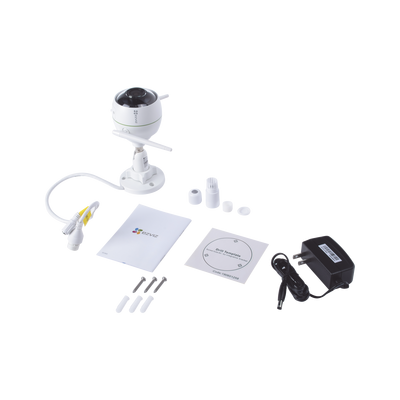 Cámara Ezviz C3WN, bala IP 2 Megapixel / WiFi / Lente 4 mm / 30 mts IR / Grabación en la Nube / IP66 / H.264.