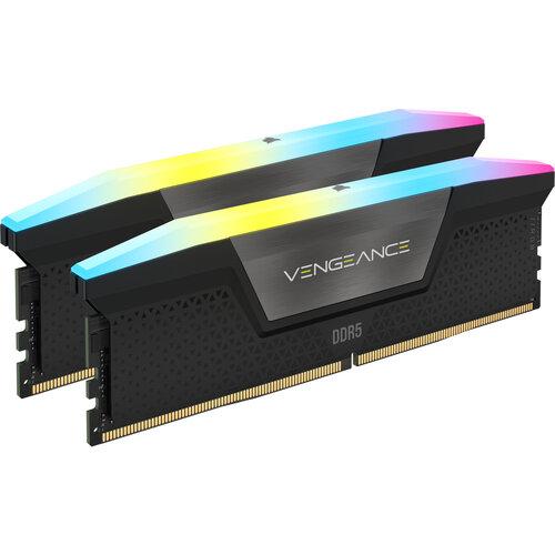 CMH32GX5M2B5600C36K Memoria Corsair 32GB 5600Mhz (2x16GB) DDR5 CL36 VENGEANCE RGB negro