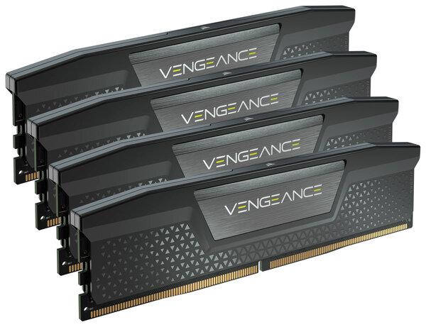 MEMORIA RAM CORSAIR  DDR5 VENGEANCE  96GB (4 X 24GB)6400MT/S CL32  BLACK (CMK96GX5M4B6400C32) CMK96GX5M4B6400C32