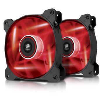 Ventilador CPU Corsair AF120 LED Red 120mm Twin Pack