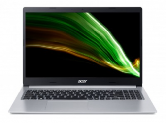 PORTATIL LAPTOP ACER ASPIRE 5 A515-56-5352 CORE I5-1135G7 QC 2.40 GHZ/ 8GB MAX 20GB /  512 GB SSD / IRIS XE/ PANTALLA 15.6 FHD IPS / PLATA / WIN10 HOME / CUBIERTA DE ALUMINIO / 1 AÑO DE SEGURO CONTR NX.A1GAL.003