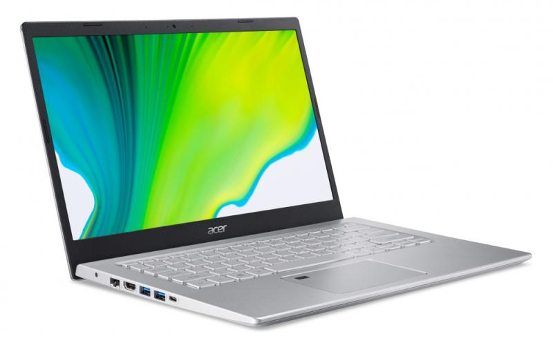 Laptop ACER A514-54 - Intel Core i5-1135G7, 8GB, 512GBSSD, 14 Pulgadas Full HD, Win10H, Aluminio Color plata, 1 Año de Seguro Contra Robo Gratis