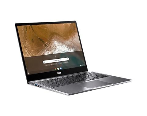 Laptop Acer Chromebook Spin 13 CP713-2W-35DH 13.5", Intel Core i3-10110U 2.10GHz, 8GB, 64GB eMMc, Chrome OS, Gris/Acero