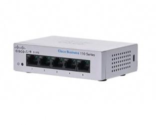 Switch Cisco Gigabit Ethernet Business 110, 5 Puertos 10/100/1000Mbps, 10 Gbit/s, 2000 Entradas - No Administrable