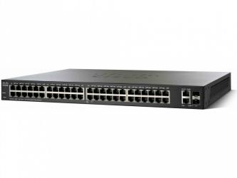 Switch Cisco Fast Ethernet SF350-48, 48 Puertos 10/100Mbps + 2 Puertos SFP, 17.6 Gbit/s, 16.384 Entradas - Gestionable
