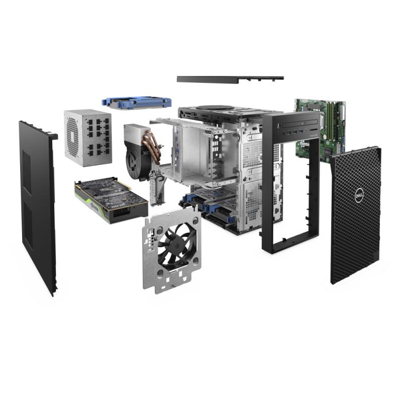 Computadora Dell Precision 3650, Intel Core i7-11700K 3.60GHz, 16GB, 1TB + 256GB SSD, Windows 10 Pro 64-bit