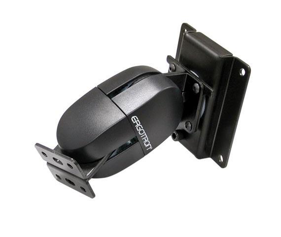 Ergotron Pivote Doble de Pared para Monitor 24", hasta 10.4Kg, Negro