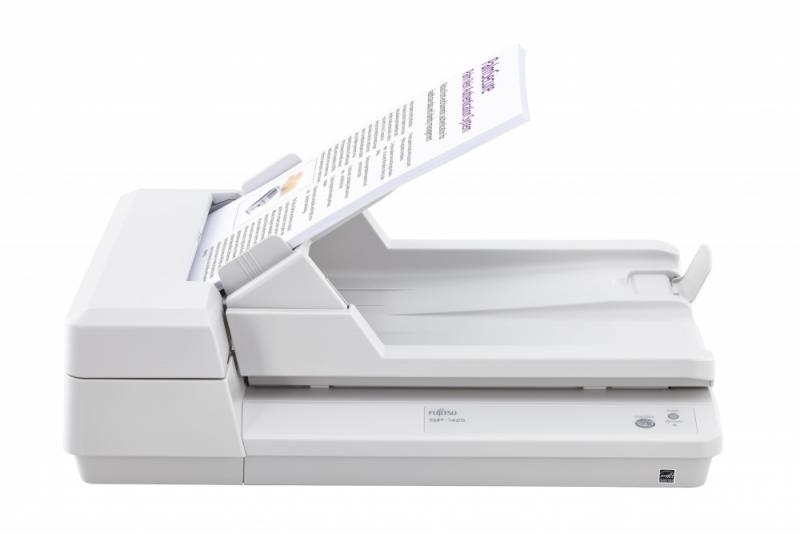 Escaner de documentos Fujitsu SP-1425, 600 x 600 DPI, Escáner Color, Escaneado Duplex, USB 2.0, Blanco, 200ppp, PA03753-B005