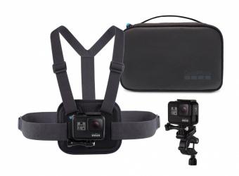 GoPro Kit de Deporte de Soporte para Pecho, Soporte para Manillar y Estuche