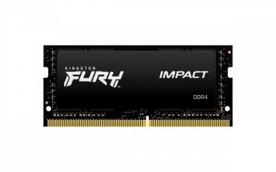 Memoria RAM Kingston FURY Impact DDR4, 2666MHz, 16GB, Non-ECC, CL15, SO-DIMM