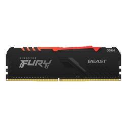 Memoria RAM Kingston FURY Beast RGB DDR4, 3600MHz, 8GB, Non-ECC, CL17, XMP