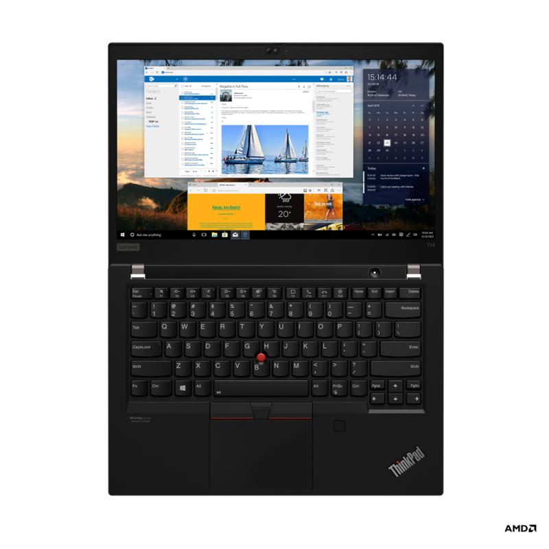Laptop Lenovo Thinkpad T14 G2 14" AMD R7 Pro 5850U Disco duro 512 GB SSD Ram 16 GB Windows 10 Pro Color Negro 20XLS0FP00