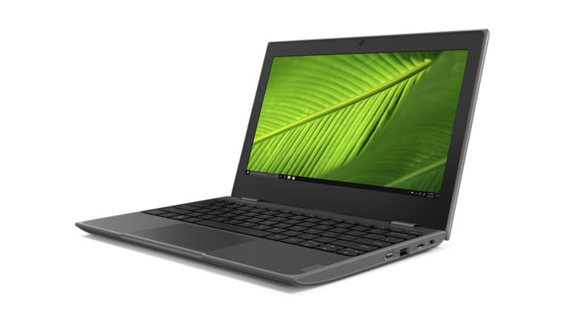 Laptop Lenovo 100e 11.6" HD, Intel Celeron N4020 1.10GHz, 4GB, 64GB eMMC, Windows 10 Pro 64-bit, Español, Negro