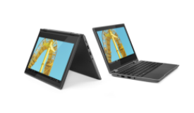 Laptop Lenovo 300e 2da Gen 11.6" HD, Intel Celeron N4120 1.10GHz, 4GB, 64GB, Windows 10 Pro 64-bit, Español, Negro