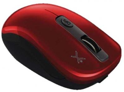Mouse Perfect Choice Óptico PC-044802, RF Inalámbrico, Recargable, 1600DPI, Rojo, PC-044802