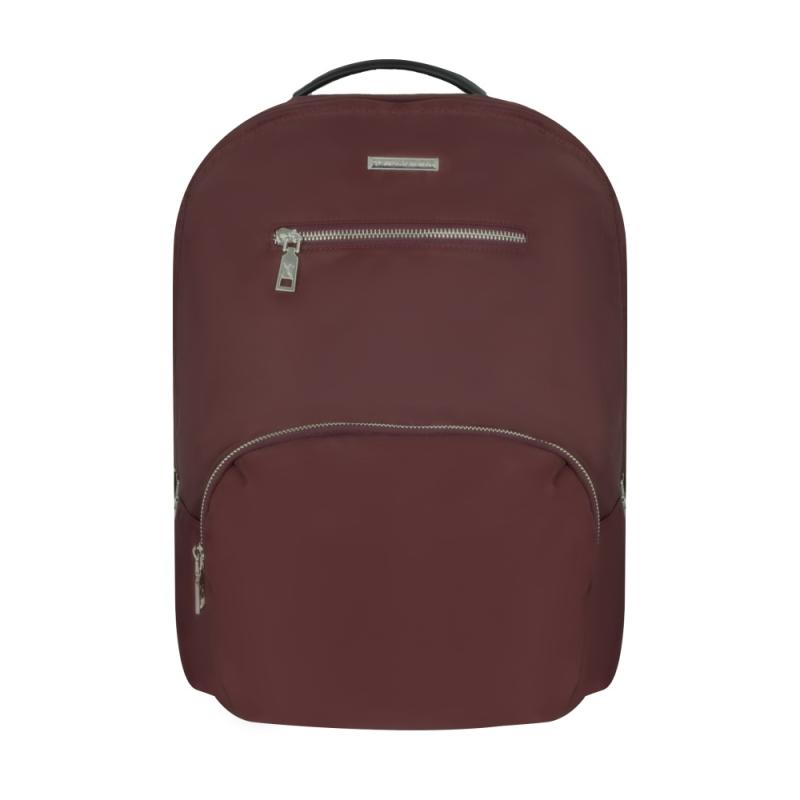 Perfect Choice Mochila de Nylon/Poliéster Charlotte para Laptop 14", Tinto