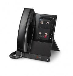 Poly Teléfono IP CCX 500 con Pantalla 5", Alámbrico, Altavoz, Negro