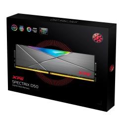 Memoria Ram XPG Spectrix D50 Tungsten Grey DDR4, 3200MHz, 8GB, Non-ECC, CL16, XMP