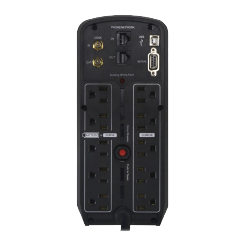 UPS de 1000 VA/900 W, Online Doble Conversión, Entrada 120 Vca NEMA 5-10P, Onda Senoidal Pura, Tipo Torre, Con 4 Tomas NEMA 5-20R OLS1000