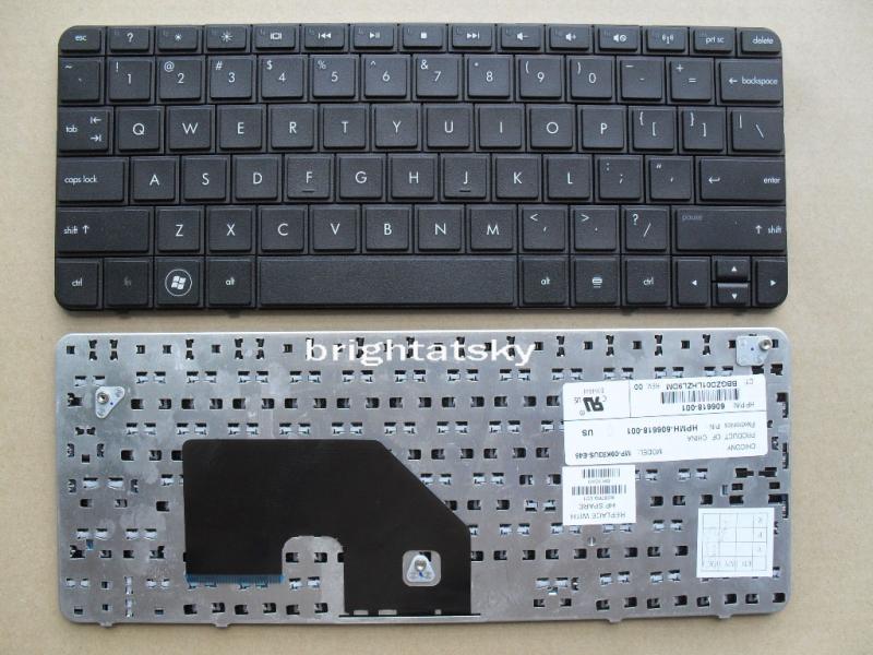 606618-071 KEYBOARD HP CQ10 MINI 110-3000 BLACK SPANISH. NO FRAME