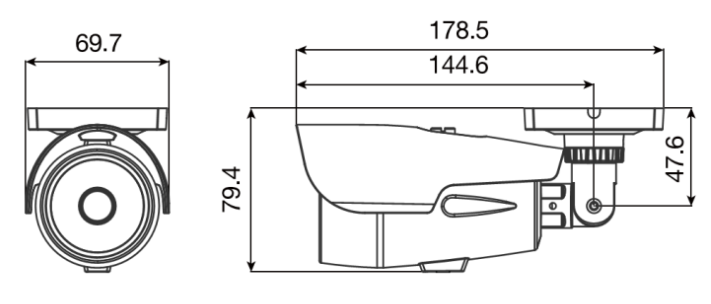 Bullet HD-TVI 1080p a 30IPS, lente 3.6mm con D-WDR Mejorado (Compatible con DVR Turbo Epcom e Hikvision)