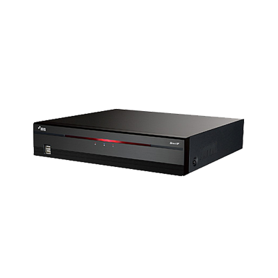 NVR de Grabación IDIS DR2208P, Visualización y Transmisión Full HD 8 Canales con Switch PoE de 8 Puertos + e-SATA, 24TB