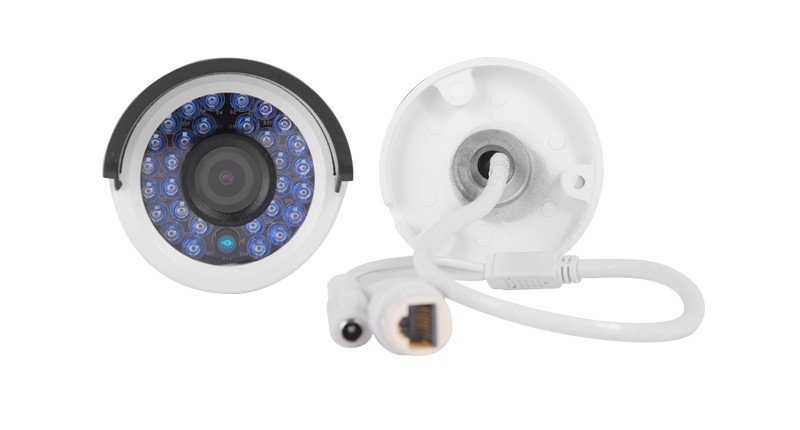 Mini Bala IP 5 Megapixel / H.264+ / Hik-Connect P2P / 30 mts IR Inteligente / dWDR / PoE / IP66 / Exterior / ONVIF DS-2CD2052-I