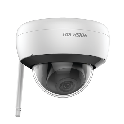 Cámara domo Hikvision DS-2CD2121G1-IDW1, IP 2 Megapixel / 30 mts IR / IP66 / WiFi / dWDR / Lente 2.8 mm / Soporta Micro SD / H.265+ / Micrófono Interconstruido.