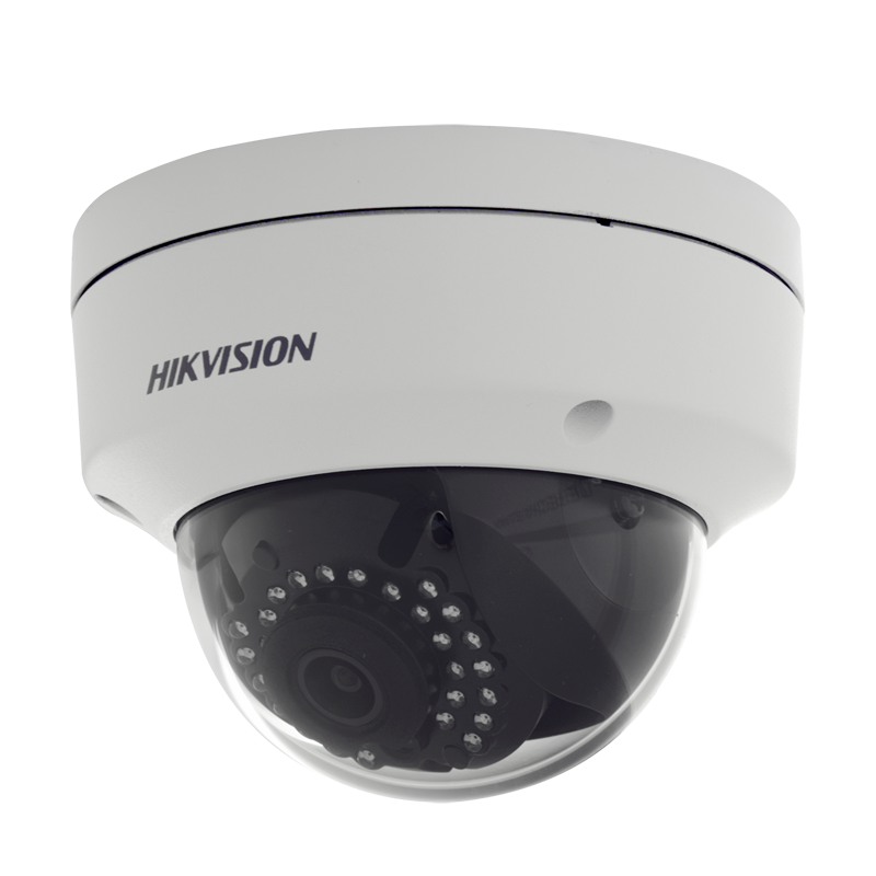 Domo IP 4MP Antivandalico con WDR real (120dB), H.264+, IR inteligente 30m, Hik-Connect P2P, Almacenamiento MicroSD DS-2CD2142FWD-I