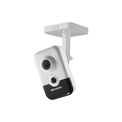 Cubo IP Hikvision DS-2CD2443G0-IW, 4 Megapixel, WiFi, Lente 2.8 mm, 10 mts IR EXIR, PoE, Sensor PIR, H.265+, Interior, Micro SD