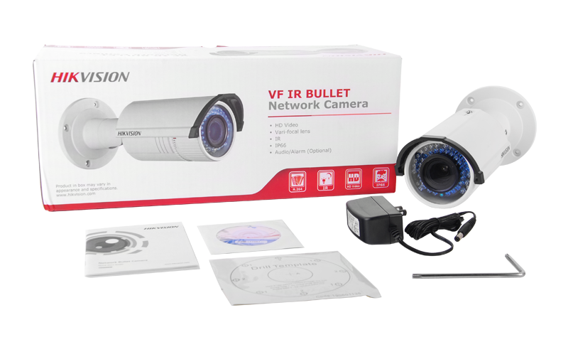 Bala IP 5 Megapixel / dWDR / Lente Var. 2.8 a 12 mm / Entrada-Salida audio y alarma / 30 mts IR / PoE / IP66 / Hik-Connect / H.264+ / MicroSD / METÁLICAS DS-2CD2652F-IS
