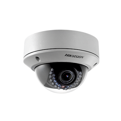 Domo IP 5 Megapixel / H.264+ / Lente Var. 2.8 a 12 mm / IP66 / IK10 / 20 mts IR Inteligente / Hik-Connect / MicroSD / PoE / Exterior / dWDR DS-2CD2752F-I