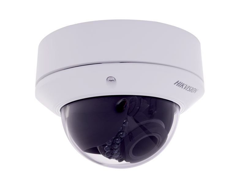 Cámara Hikvision DS-2CD2742FWD-I tipo Domo antivandalismo IP de 4 Megapixeles con WDR real (120dB) compatible con H.264+ y EZVIZ P2P DS-2CD2742FWD-I