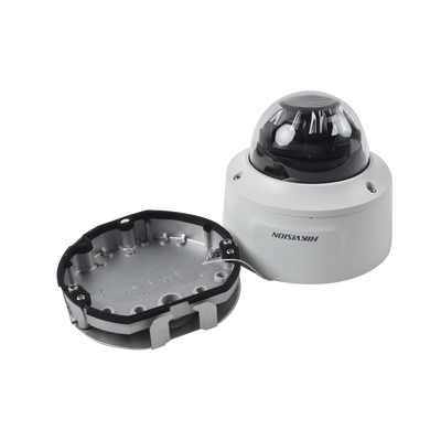 Cámara IP Hikvision DS-2CD2763G0-IZS, 6 Megapixel, 30 mts IR EXIR, Exterior IP67, IK10, WDR, PoE, Entrada de Alarma y Audio
