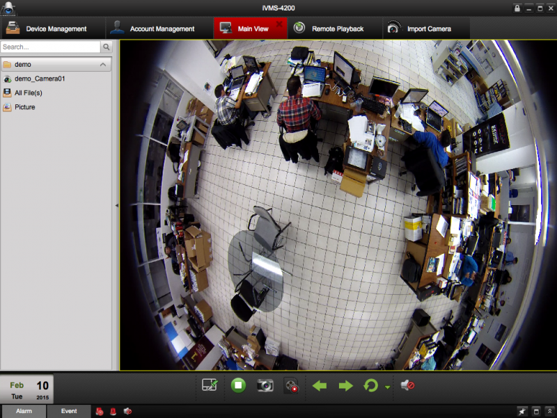 Mini Domo Fisheye 4MP Interior, Ranura para MicroSD, ONVIF XW-4MD