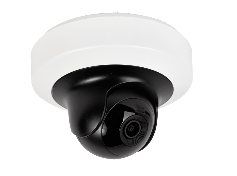 Mini Domo Pan/Tilt(PT) IP 4 Megapixel IR(Oculto) PoE , WDR, H.264+, Almacenamiento SD XPT-4MDW