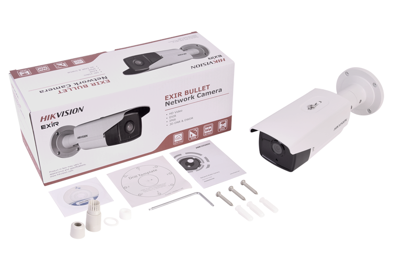 Cámara IP tipo bala EXIR(50mts) 4 Megapixel, H264+,  WDR 120dB, 3D-DNR, ONVIF XB4MWX