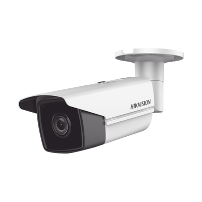 Cámara Hikvision DS-2CD2T43G0-I5/28, Bala IP 4 Megapixel, Lente 2.8 mm, 50 mts IR EXIR, Uso en Exterior, WDR, PoE