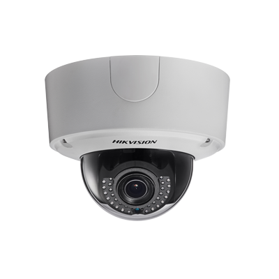 Domo IP 8 megapixel (4K) / Lente Mot. 2.8 -12mm / 40 mts IR / H.264+ / IK10 / IP66 / HLC / Detección de rostros / Conteo Objetos / PoE / Defog DS-2CD4585F-IZ