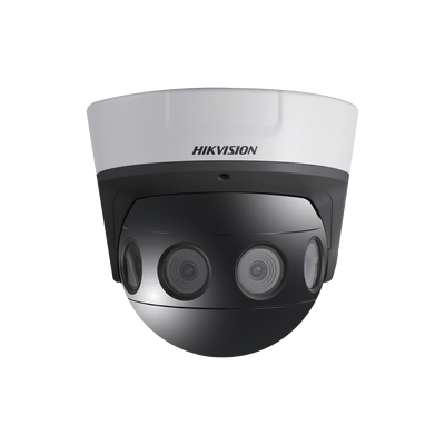 Cámara PanoVu Series Hikvision DS-2CD6924F-IS, Vista Panorámica 180º / 4 Lentes 4 mm / 8 Megapixel en Total / DARKFIGHTER / IP67 / PoE+ / dWDR.