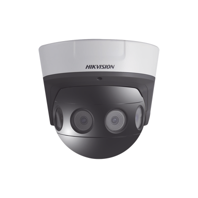 Cámara PanoVu Series Hikvision DS-2CD6984G0-IHS, Vista Panorámica 180° / 32 Megapixel en Total / 4 Lentes 2.8 mm / 4 Lentes 8 Megapixel / 20 mts IR / IP67 / IK10 / 12 VCD / PoE+.