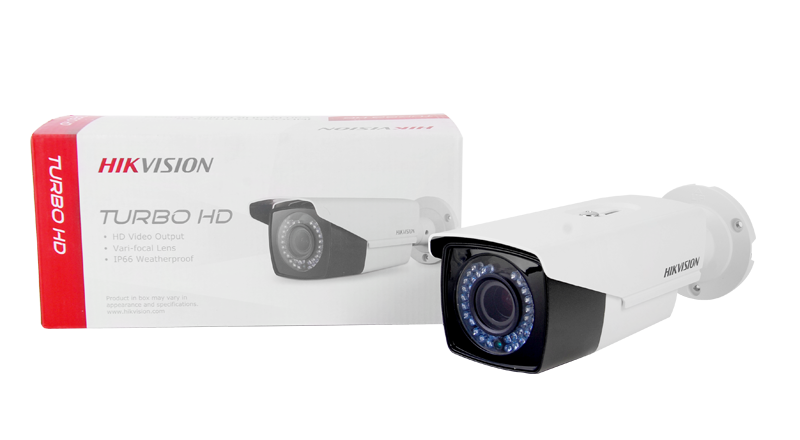 Cámara Hikvision DS2CE16C2TVFIR3 tipo bala TurboHD 720p con lente 2.8 - 12mm e IR intelingente para 40m