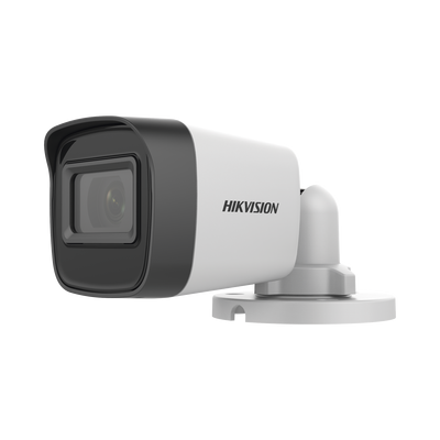 Camara Hikvision DS-2CE16D0T-ITF, bala TURBOHD 1080p / Gran Angular 99° / Lente 2.8 mm / 30 mts IR EXIR / Exterior IP67 / 4 Tecnologías / dWDR.