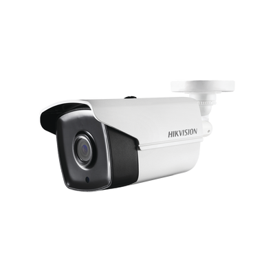 Cámara Hikvision DS-2CE16H0T-IT3F, bala TURBOHD 5 Megapixel / Lente 2.8 mm / 4 Tecnologías (TVI / AHD / CVI / CVBS) / 40 mts IR EXIR / IP67.